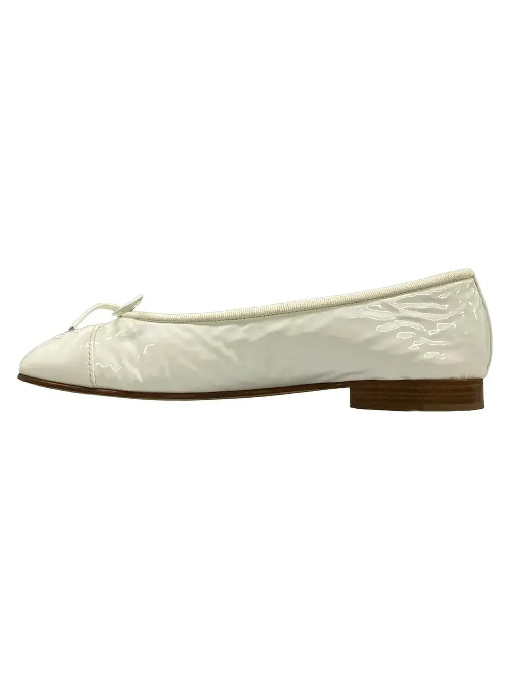 Chanel White Patent Leather Shoes #289524C76B
